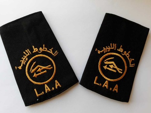 Vintage libyan airlines a - libyan,