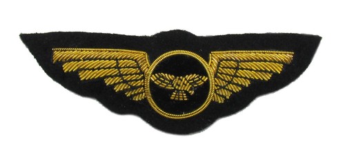 Abzeichen pilot flügel gold - abzeichen,