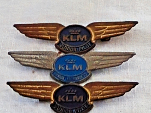 Klm anstecker junior - klm, anstecker-2x